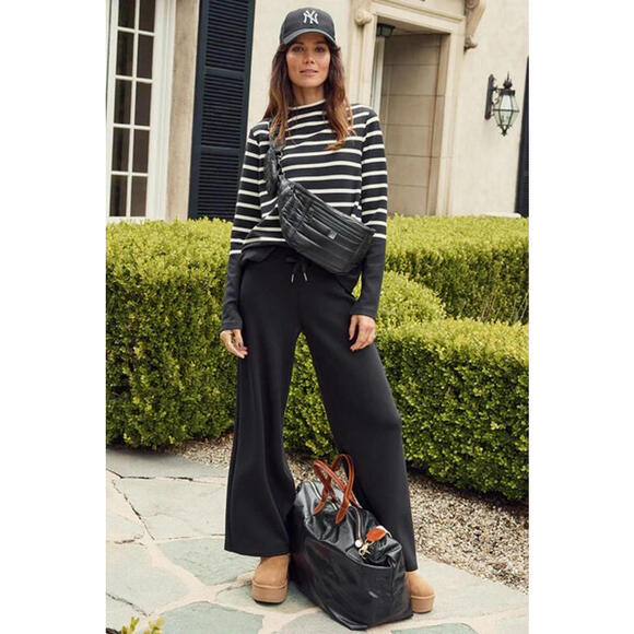 NEW SPANX AirEssentials Wide Leg 50239R Pant in Black Size XL #P3828 - Picture 12 of 12